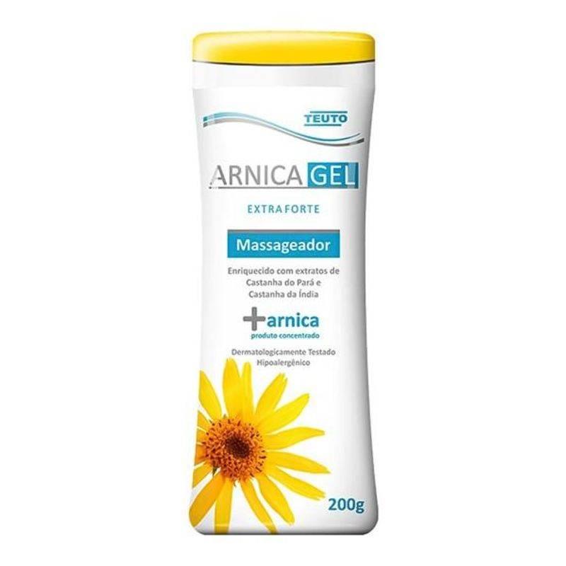 Arnica Gel Massageador Extra Forte 200G Teuto - Drogaria Poupa Centro