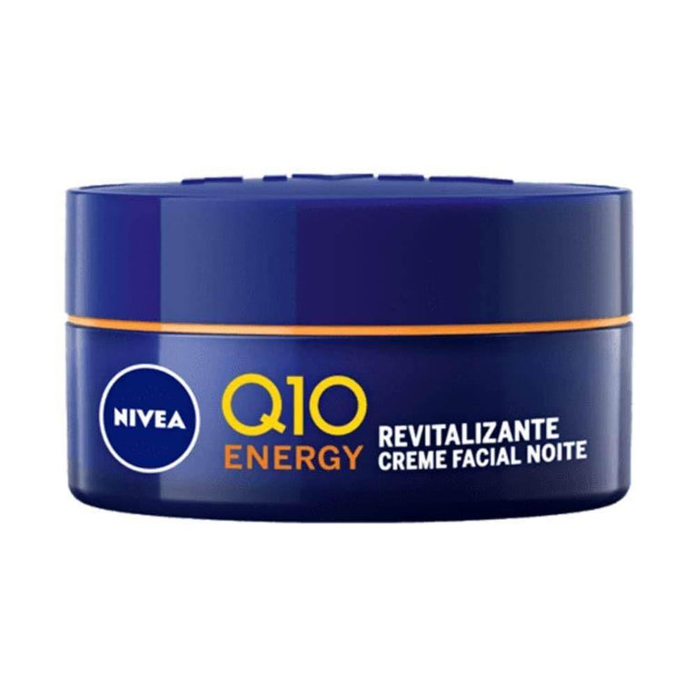 Creme Facial Antissinais Noite Nivea Q10 Energy Vitamina C 50g - Drogaria Poupa Centro