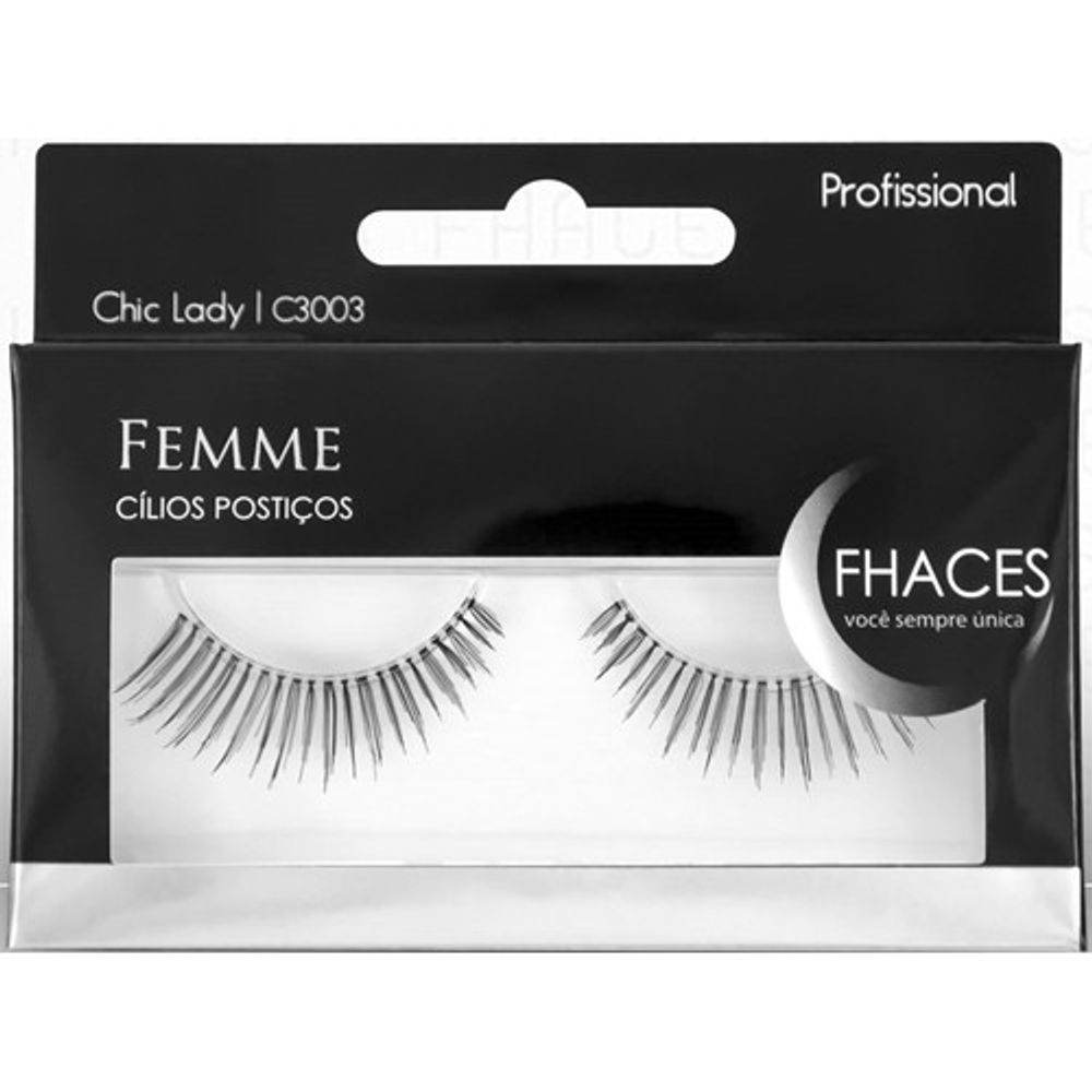 Cílios Fhaces Femme Chic Lady - Drogaria Poupa Centro