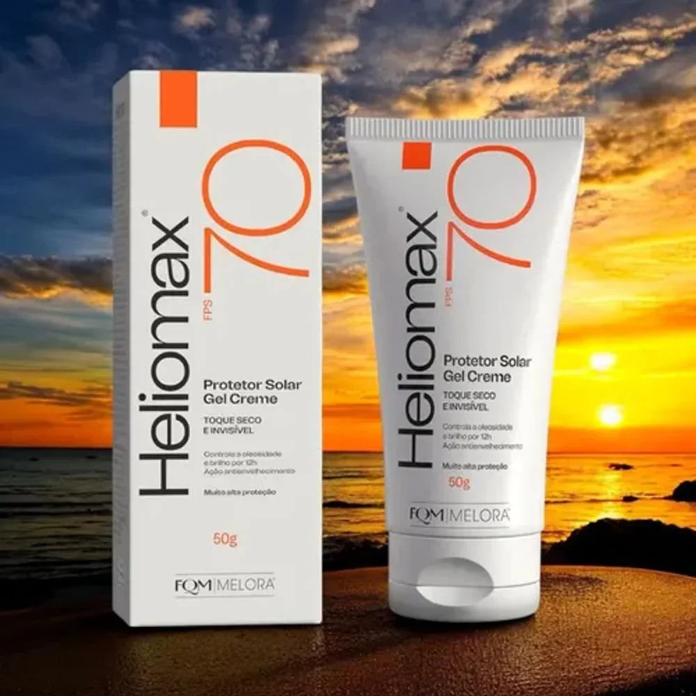 Protetor Solar Facial Gel Creme Heliomax Fps70 50g