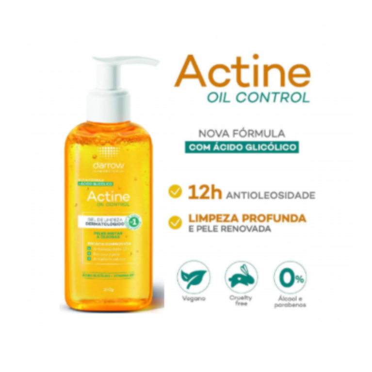 Actine Oil Control Gel de limpeza 400ml