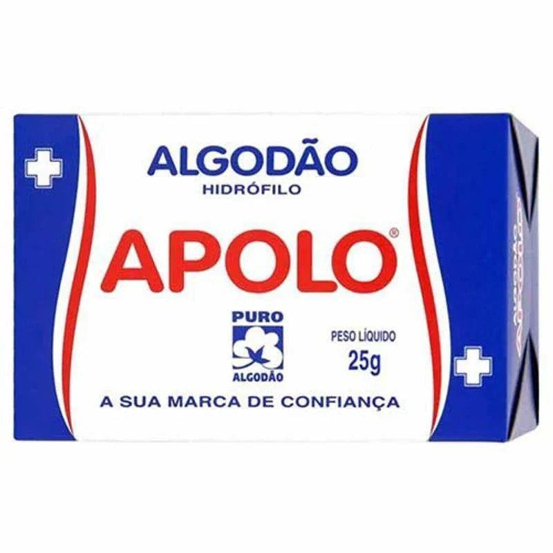 Algodao Hidrófilo Apolo rolo com 25g - Drogaria Poupa Centro