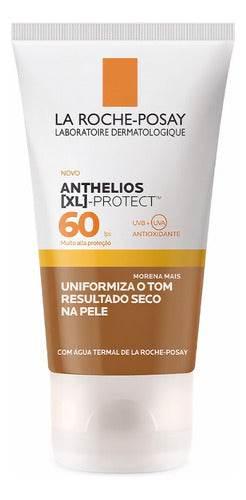 Protetor Anthelios Xl Protect Fps 60 Cor Morena Mais 40g - Drogaria Poupa Centro