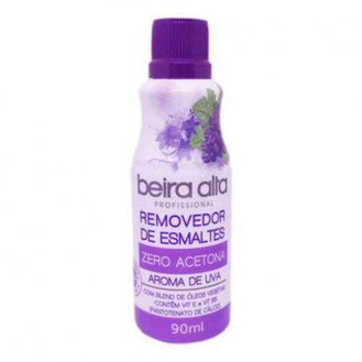 Removedor de Esmalte Beira Alta Zero Acetona Aroma Uva 90Ml - Drogaria Poupa Centro