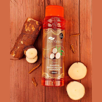 Shampoo e Condicionador Tokbothanico Queratina + Mandioca 400ml - Drogaria Poupa Centro