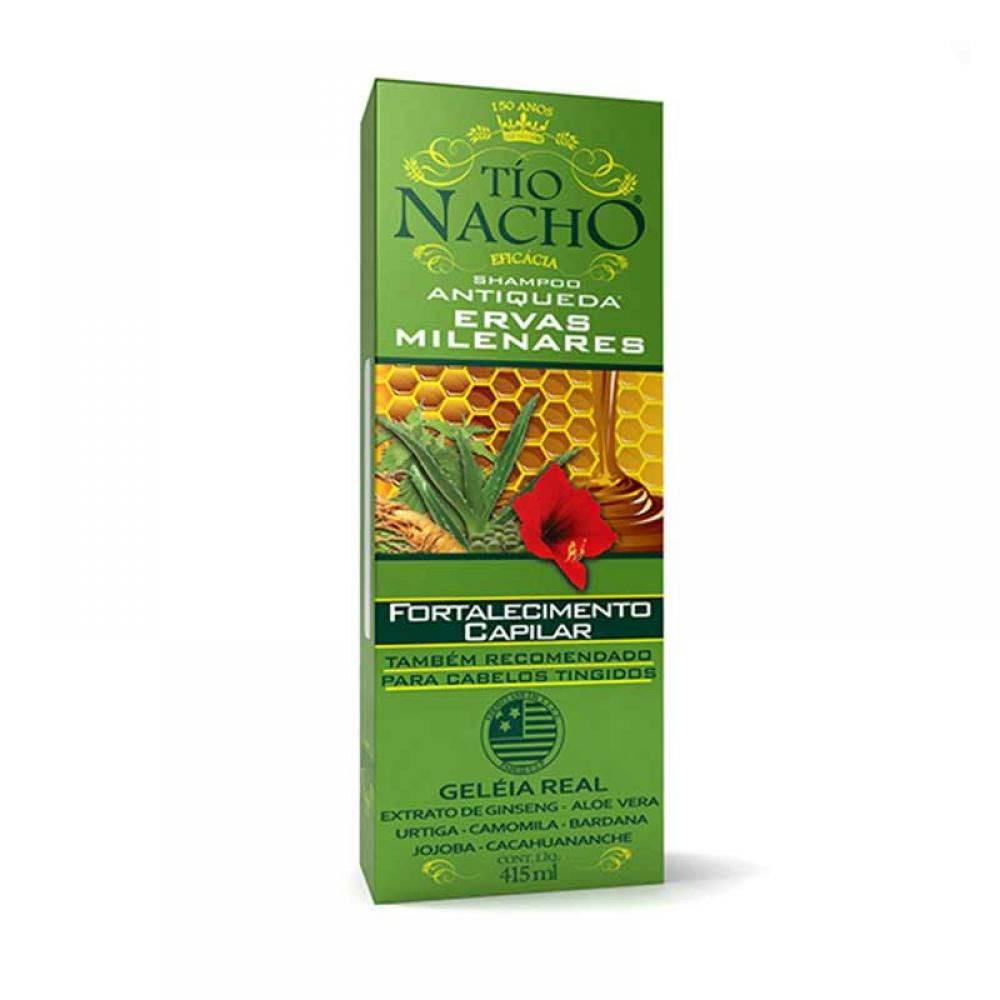 Shampoo Tio Nacho Fortalecedor Ervas Milenares - 415ml - Drogaria Poupa Centro