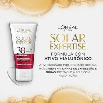 Protetor Solar Facial Anti-Rugas Sem Cor FPS30 - Loreal