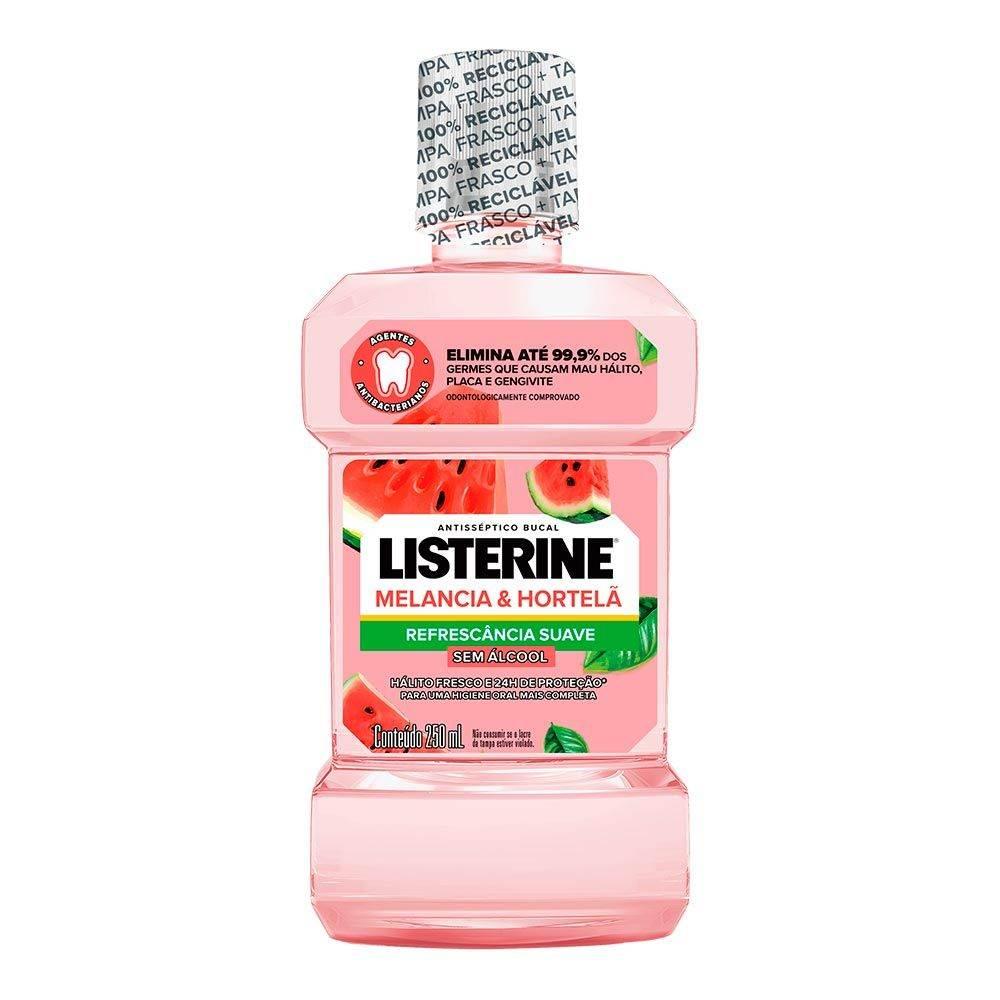 Listerine Melancia e Hortelã - 250Ml - Drogaria Poupa Centro