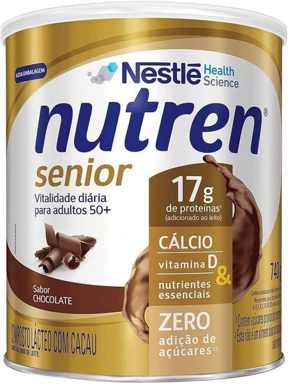 Nutren Senior 740G Chocolate - Drogaria Poupa Centro