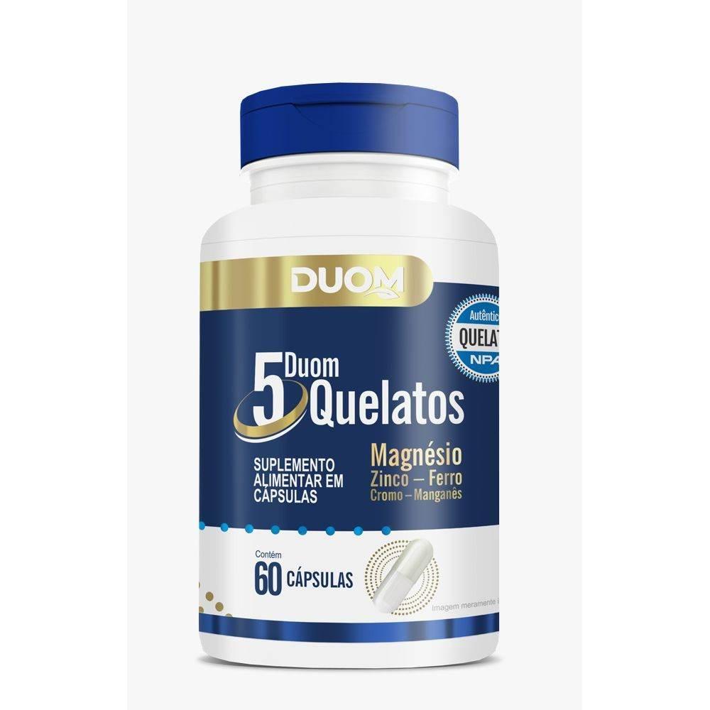 Duom 5 Quelatus - 60 cápsulas - Drogaria Poupa Centro