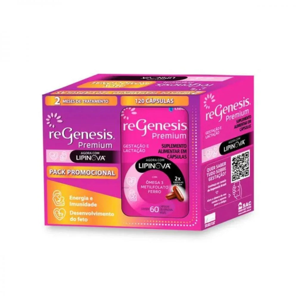 Suplemento Alimentar Regenesis Premium - Pack 120 Cápsulas