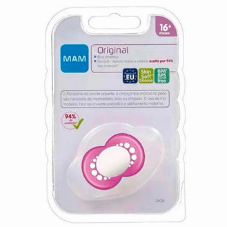 Chupeta Mam Original 16+ Rosa - Drogaria Poupa Centro