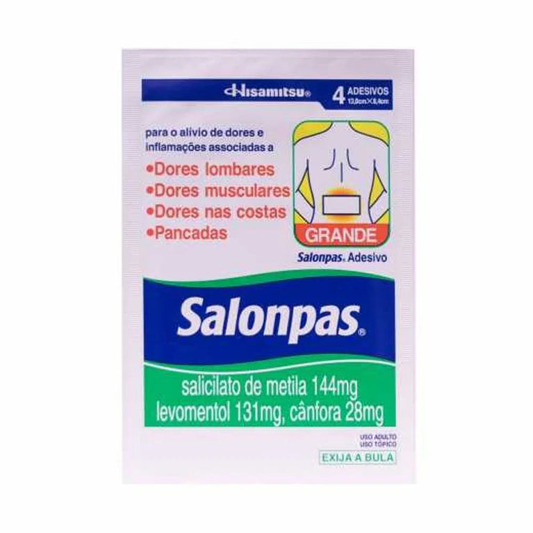 Salonpas Adesivo - Contém 4 Unidades