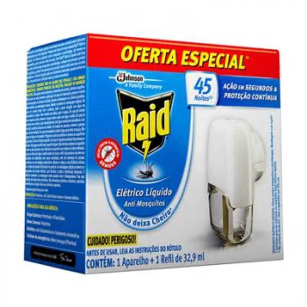 Raid Protector Refil -  Líquido 32,9Ml