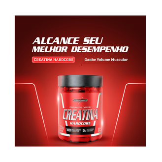 Creatina Hardcore Integralmedica 60 cápsulas