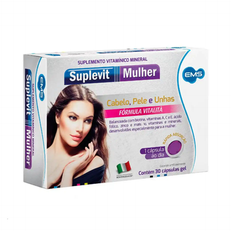 Suplevit Mulher 30 cápsulas gel EMS