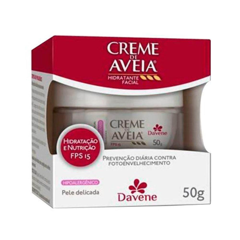 Creme De Aveia Hidratante Facial 50g - Drogaria Poupa Centro