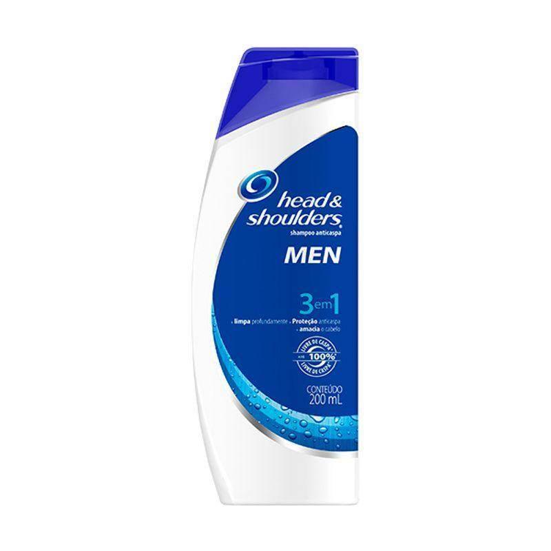 Shampoo Head & Shoulders 200ml 3 em 1 - Drogaria Poupa Centro