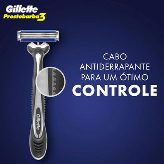 Aparelho de Barbear Gillette Prestobarba 3 Comfortgel 2 unidades