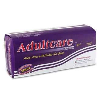 Absorvente Geriatrico Adultcare com 20 unidades - Drogaria Poupa Centro