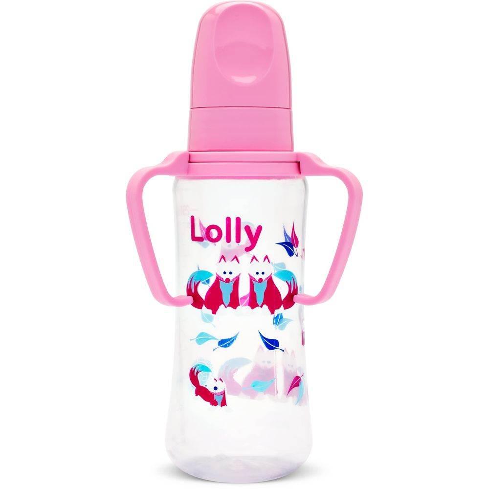 Mam Lolly Zoo com Alça Rosa - 240Ml - Drogaria Poupa Centro