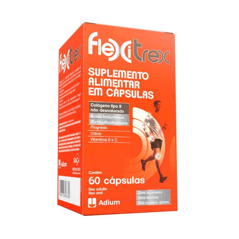 Flexitrex Adium - 60 Cápsulas - Drogaria Poupa Centro