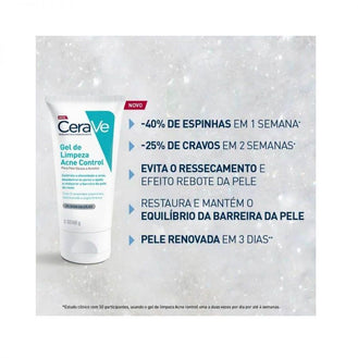 CeraVe Gel de Limpeza Acne Control 140g - Drogaria Poupa Centro