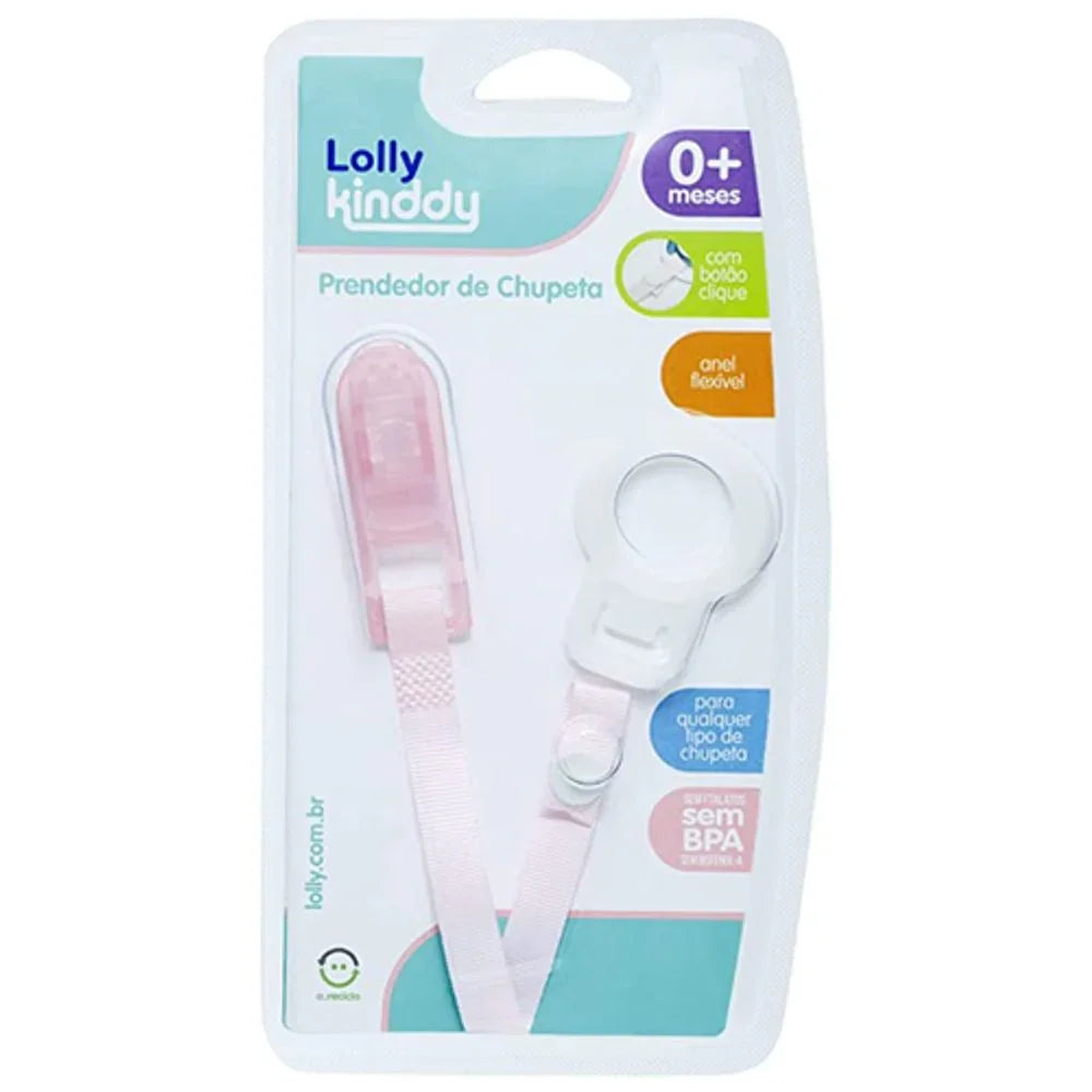 Prendedor Chupeta - Color Rosa Lolly