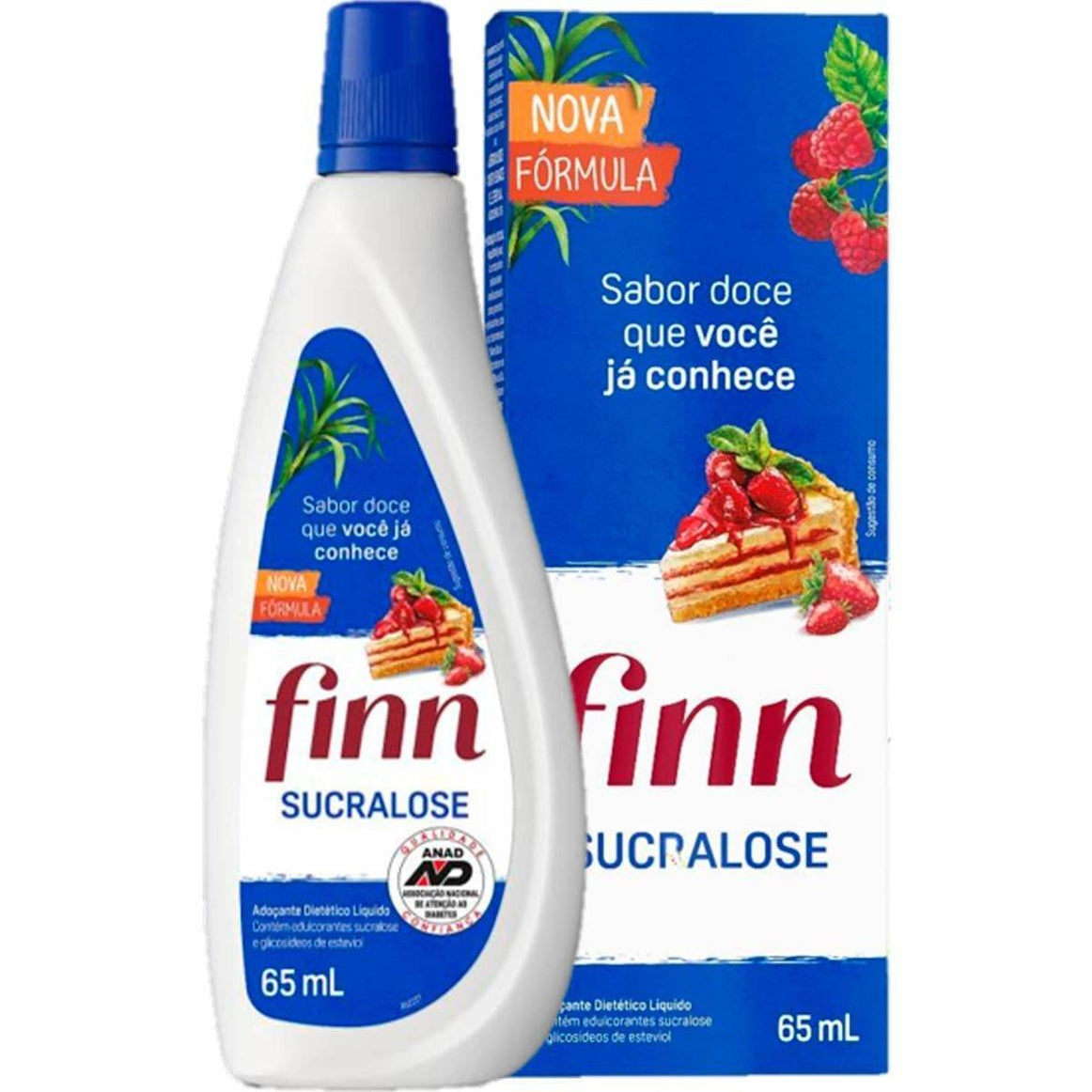 Adoçante Finn Sucralose 65ml - Drogaria Poupa Centro