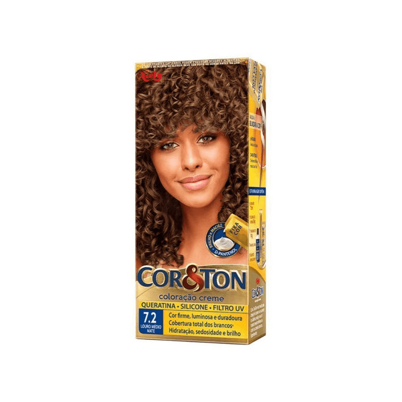 Tint Cor&Ton 7.2 Louro Medio - Drogaria Poupa Centro