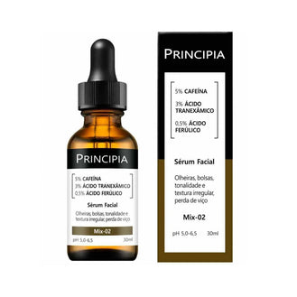 Serum 5% Cafeina + 3% Tranexamico + Ferulico Principia Skinc