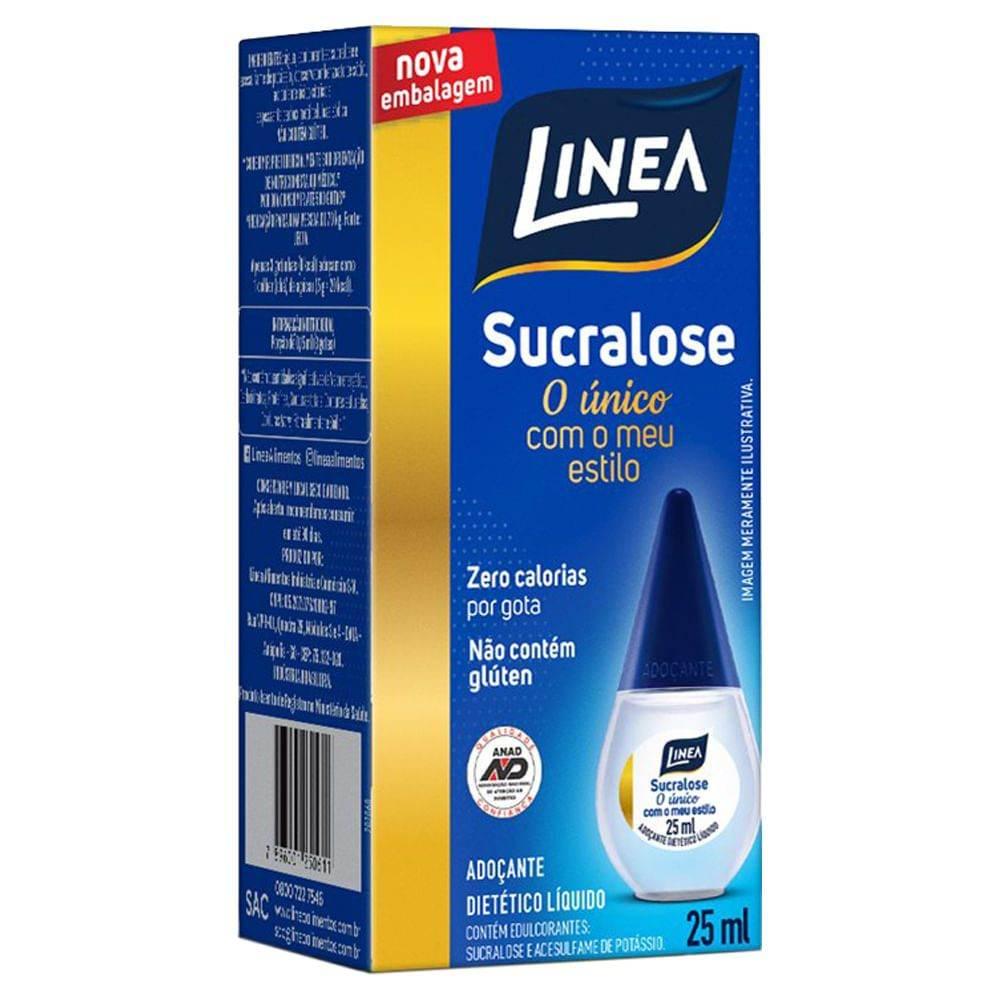 Adoçante Linea Sucralose 25ml - Drogaria Poupa Centro