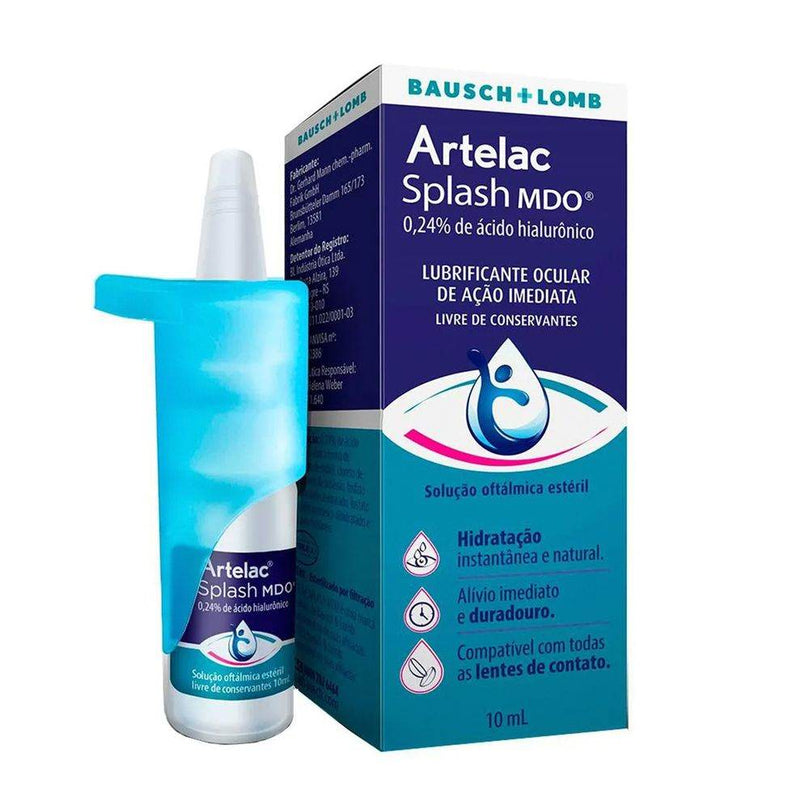 Artelac Splash Lubrificante Ocular 10ml - Drogaria Poupa Centro