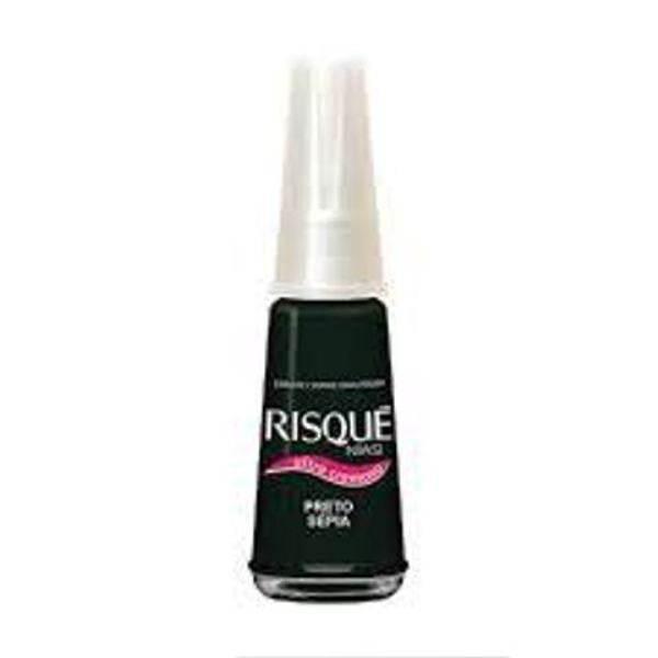 Esmalte Risque Preto Ultra Cremoso 8ml - Drogaria Poupa Centro