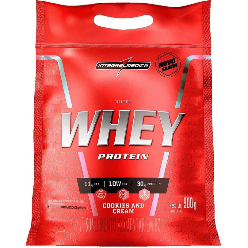 Nutri Whey Refil Cookies 900Gr Integralmedica - Drogaria Poupa Centro