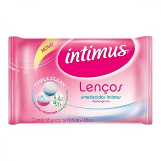 Lencos Umedecidos Intimus 16 Unidades - Drogaria Poupa Centro