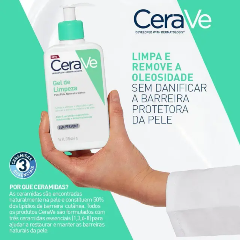 Cerave gel de Limpeza  340g