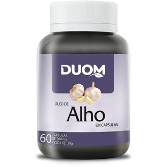 Oleo De Alho 500Mg 60Caps Duom - Drogaria Poupa Centro