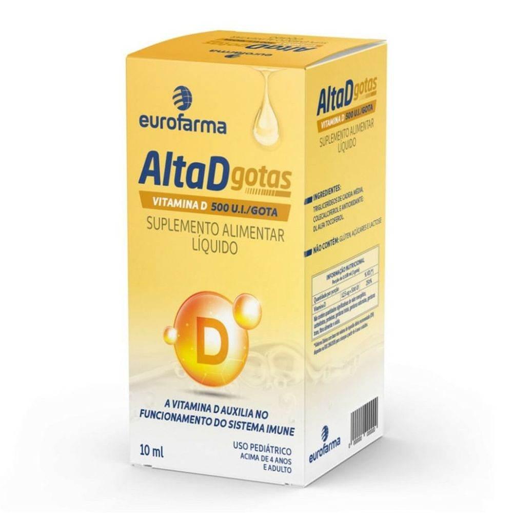 Alta D 500Ui Gotas 10ml - Drogaria Poupa Centro