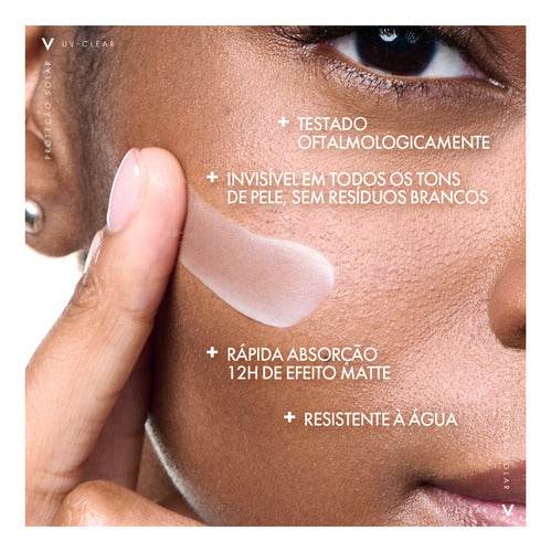Protetor Solar Vichy Protetor Solar Protetor Solar Uv-clear S/ Cor 60fps En Gel Creme 40ml - Drogaria Poupa Centro