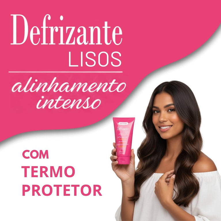 Soft Hair - Defriz Soft Hair Bisnaga 240Ml Lisos