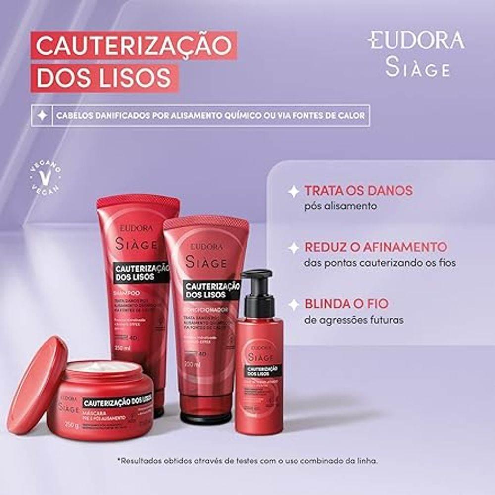 Eudora Siage Condicionador Cauterização dos Lisos 200Ml - Drogaria Poupa Centro