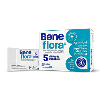 Beneflora 5Bi 4G Com 6 Sachês Biolab - Drogaria Poupa Centro