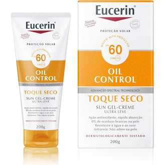 EUCERIN OIL CONTROL 60FPS 200G - Drogaria Poupa Centro