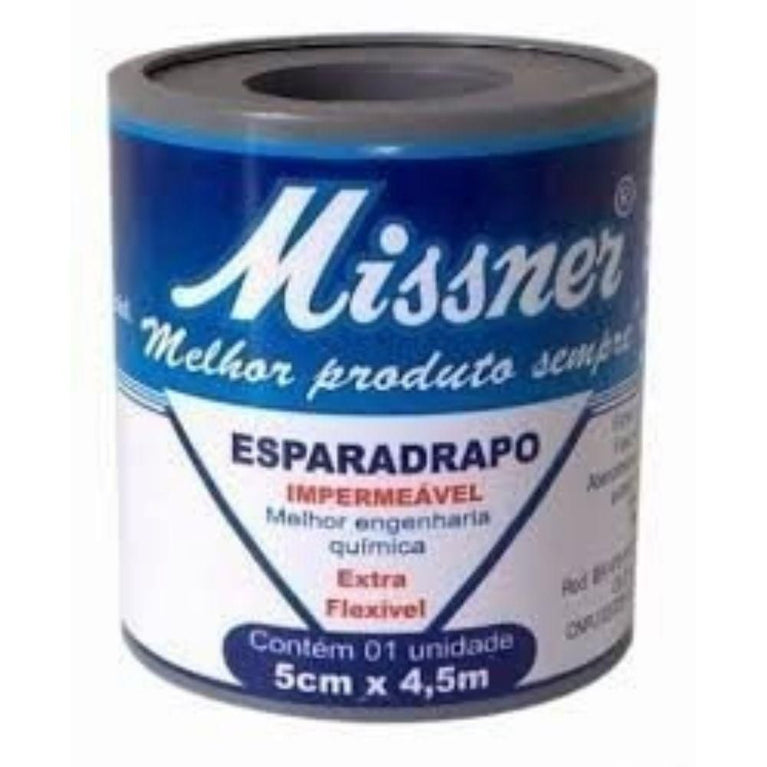 ESPARADRAPO IMPERMEáVEL MISSNER BRANCO 5CMX4.5M