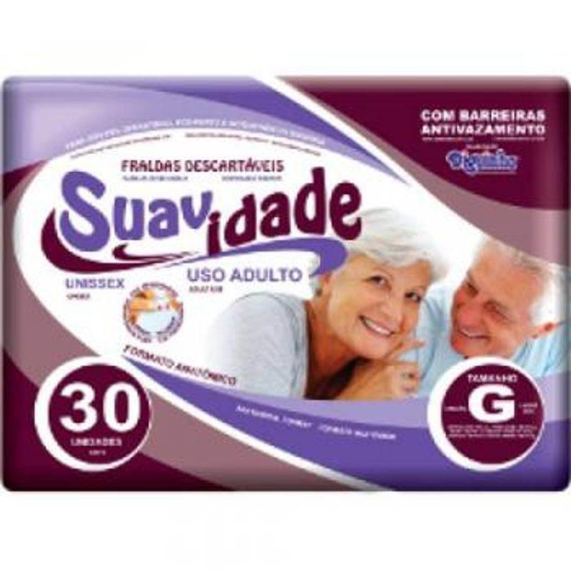 Fralda Geriátrica Suavidade G Com 30 Unidades - Drogaria Poupa Centro