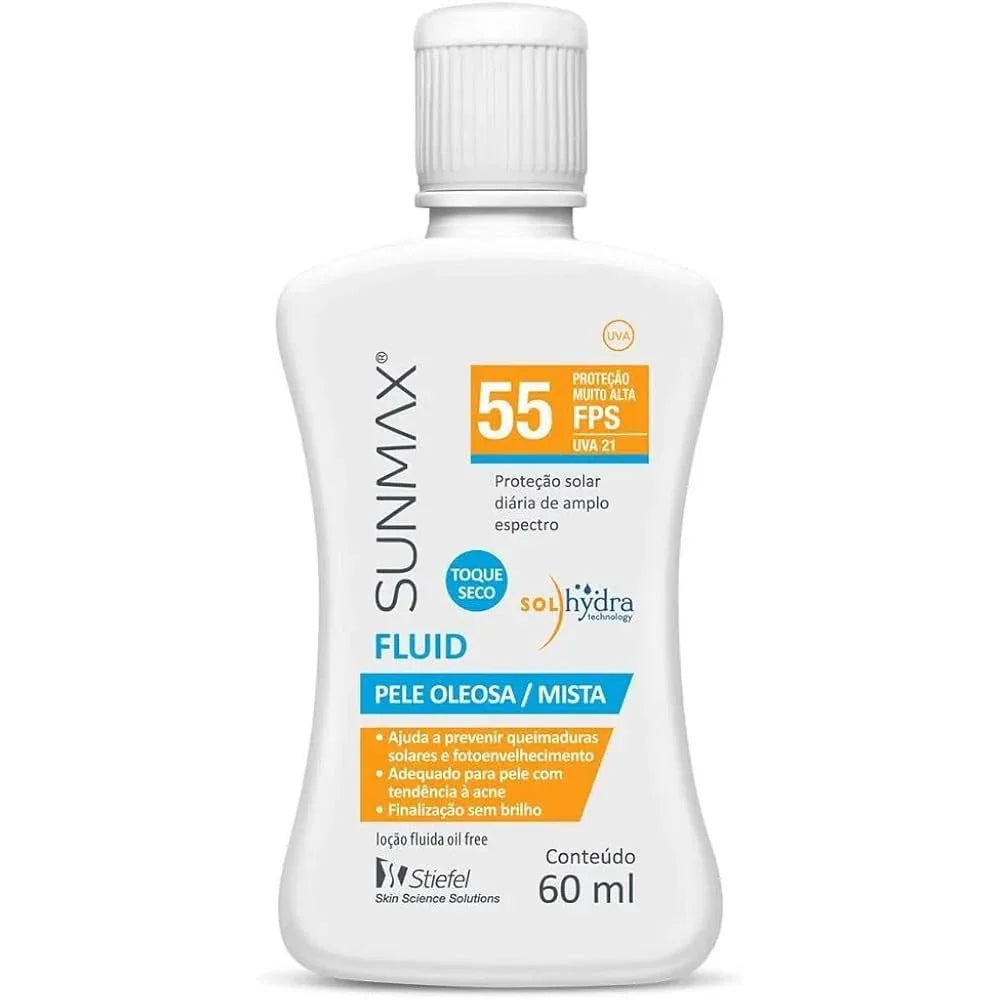 Protetor Solar Sunmax Fluid FPS55 60G