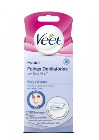 Veet Cera Facial Pdelicad 12F