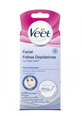Veet Cera Facial Pdelicad 12F