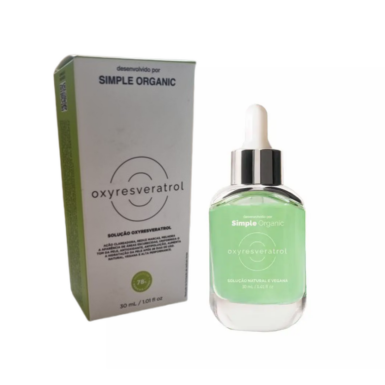 Solução Sérum Simple Organic Oxyresveratrol 30ml